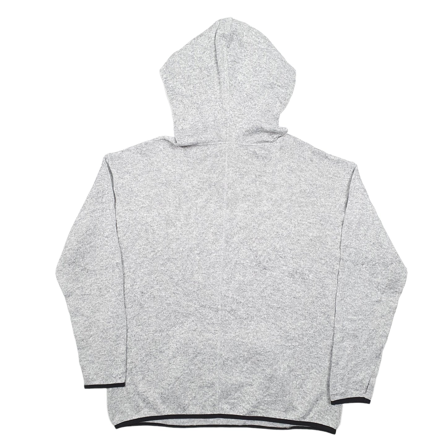 Mens Grey Champion Turtleneck Hoodie Jumper