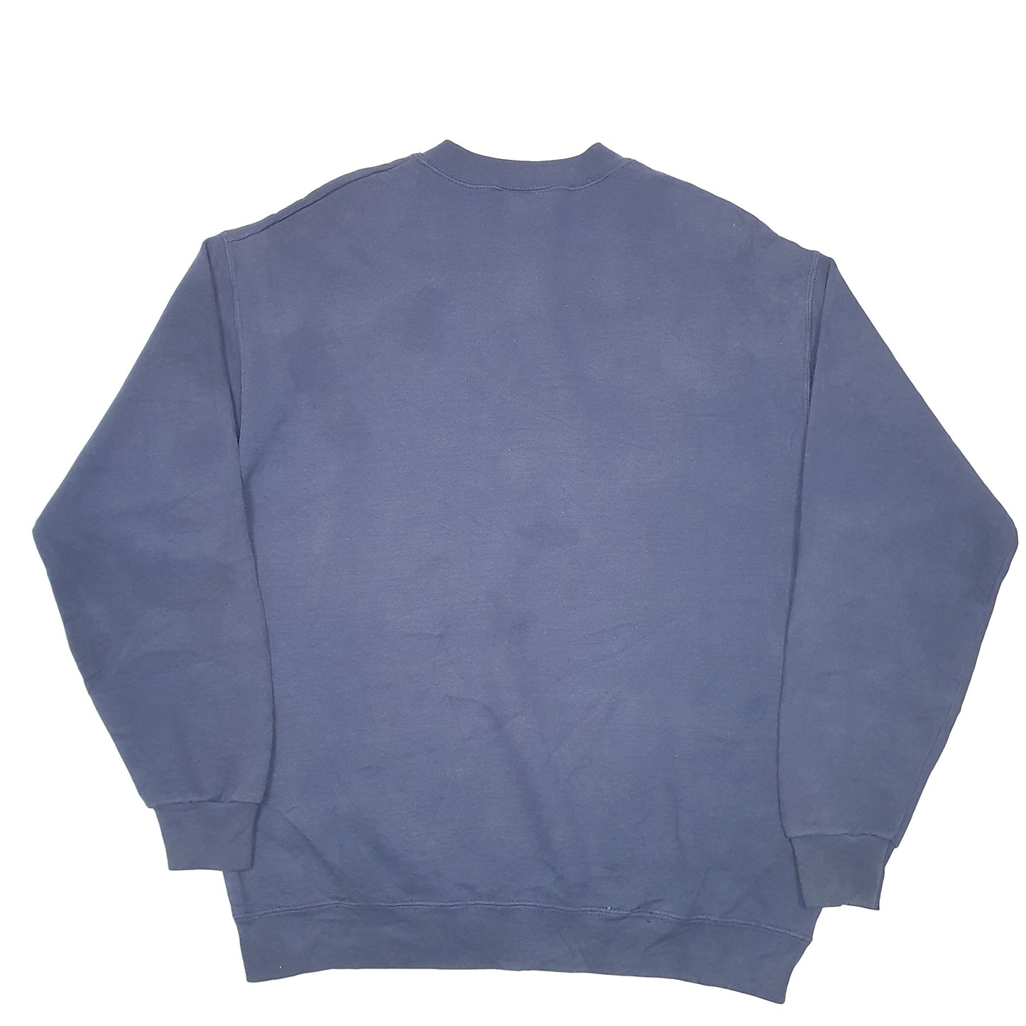 Mens Navy Lee Heavyweight Made In USA Plumbing Crewneck Jumper