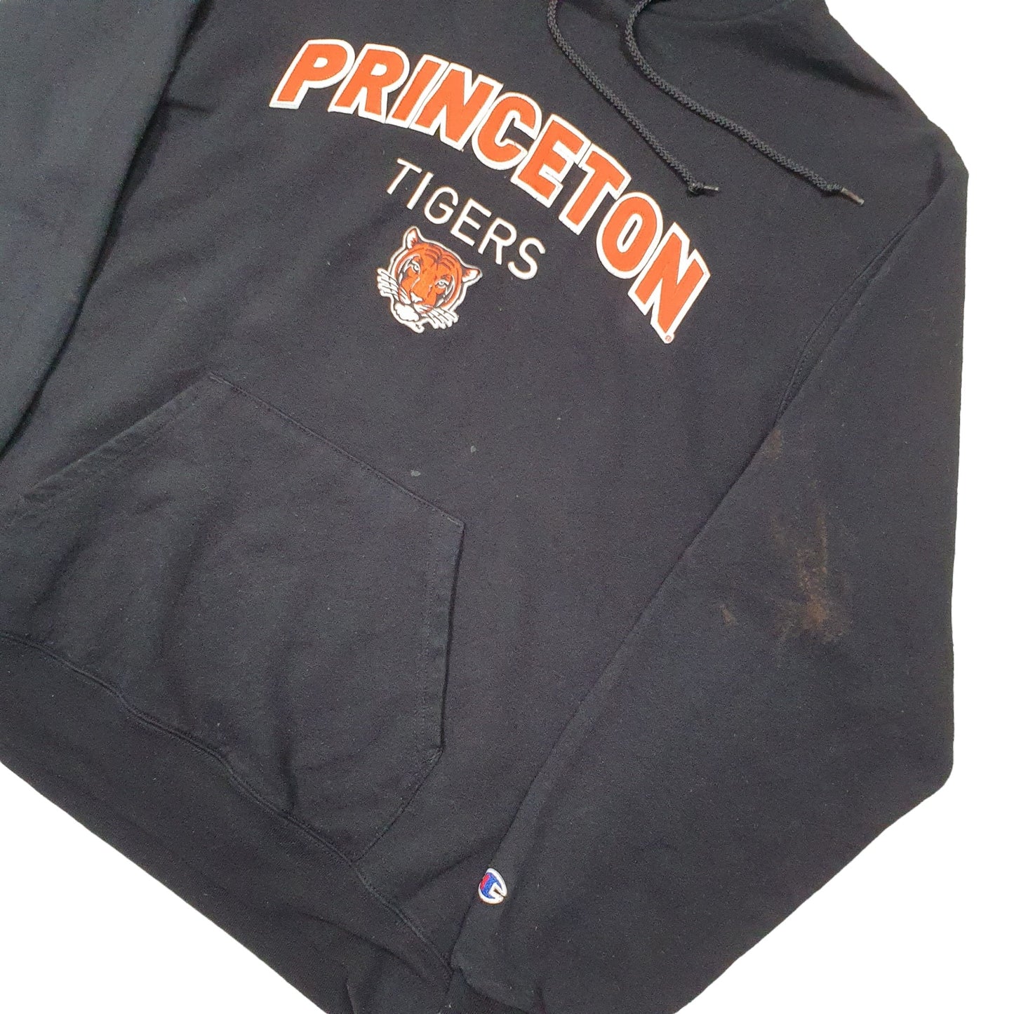 Mens Black Champion Princeton Tigers USA College Hoodie Jumper