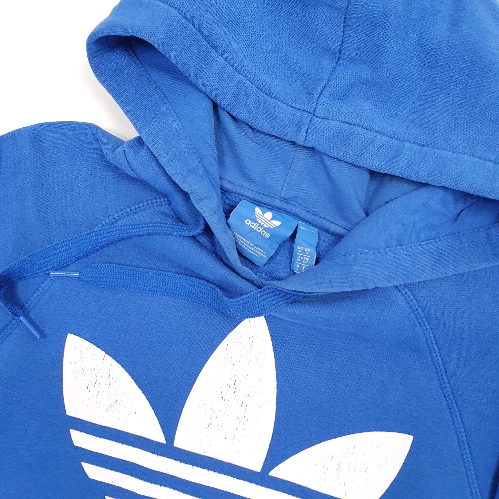 Mens Blue Adidas Originals  Hoodie Jumper