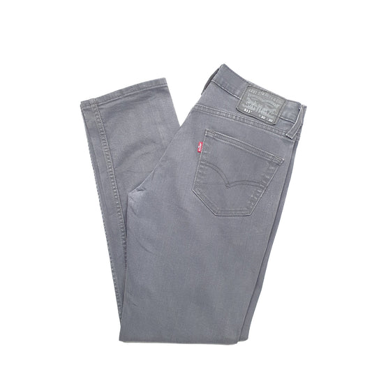 Levis 511 Slim Fit Jeans W30 L30 Grey