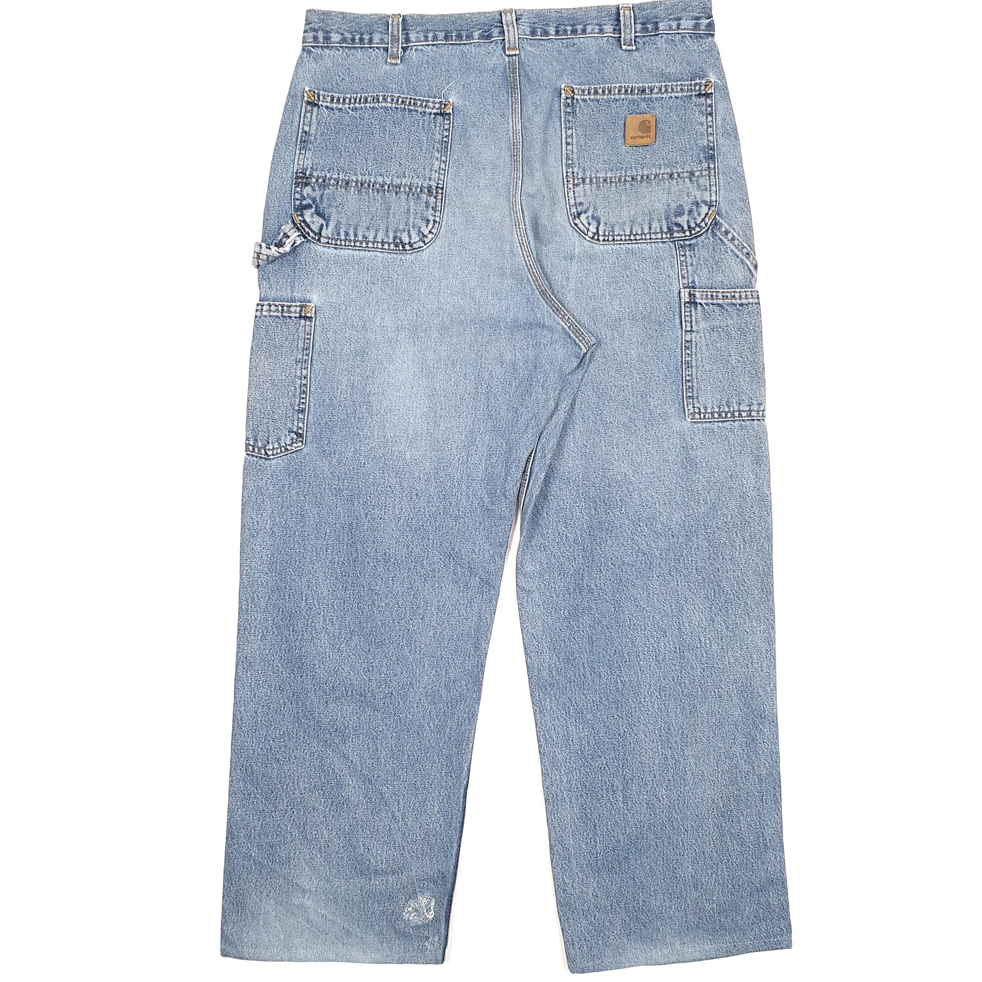 Carhartt Casual Loose Fit Carpenter Jeans W36 L28 Blue
