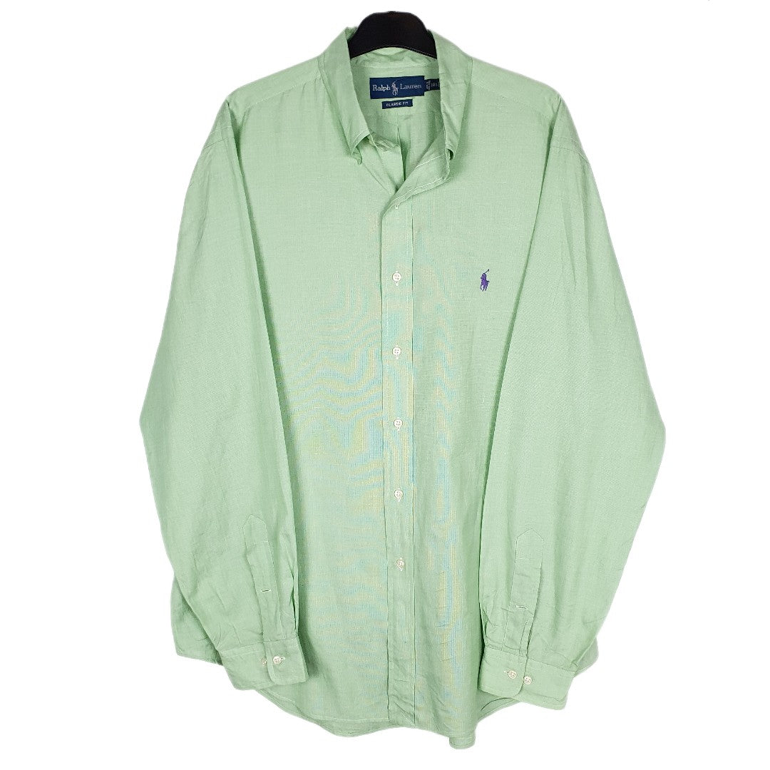 Green Polo Ralph Lauren Long Sleeve Shirt