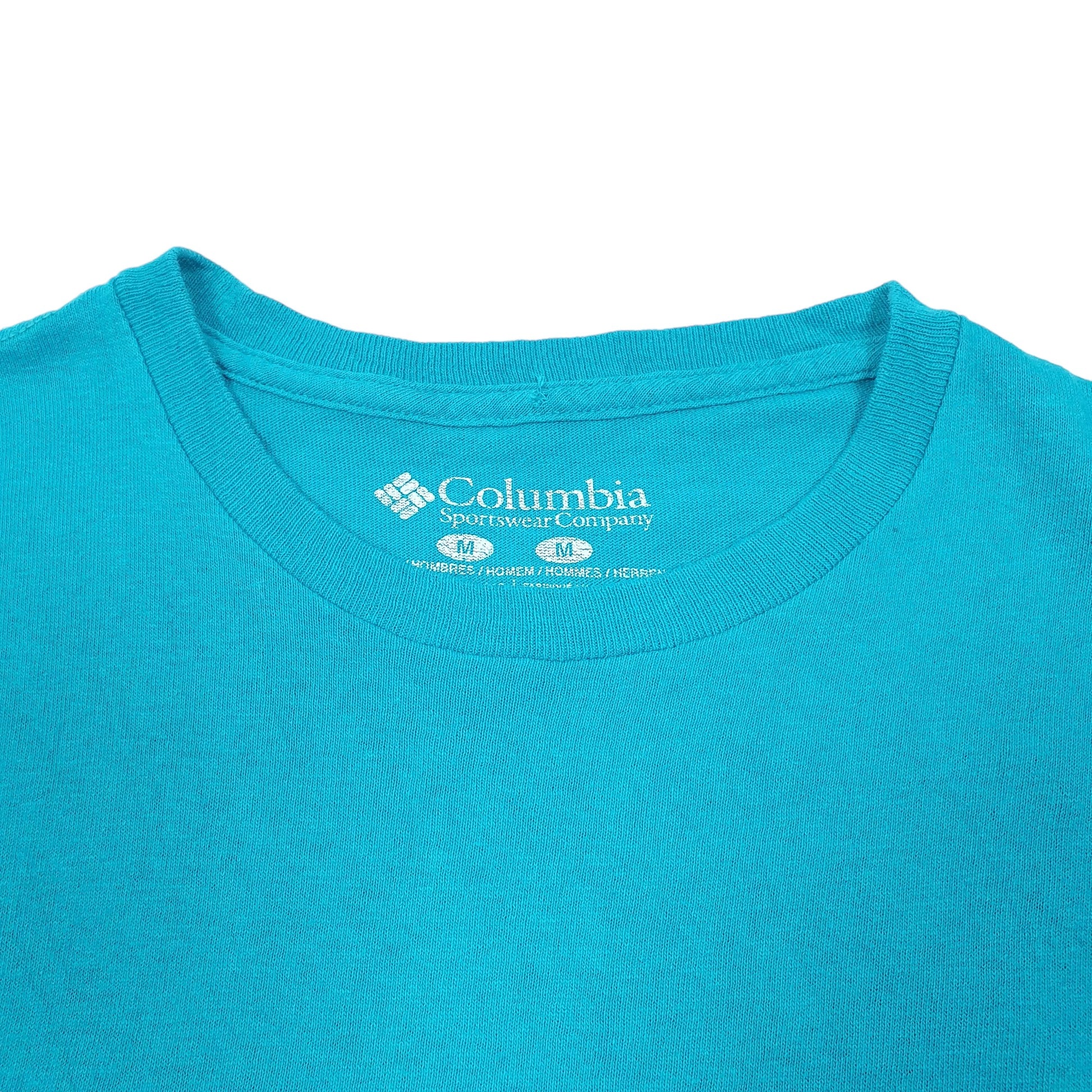 Mens Green Columbia Sportswear Performance Fishing Gear PFG Short Sleeve T Shirt