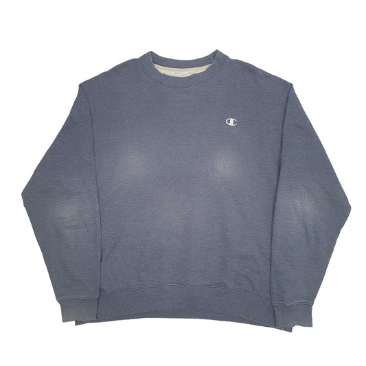 Mens Grey Champion  Crewneck Jumper