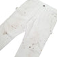 Mens White Dickies  Carpenter Trousers