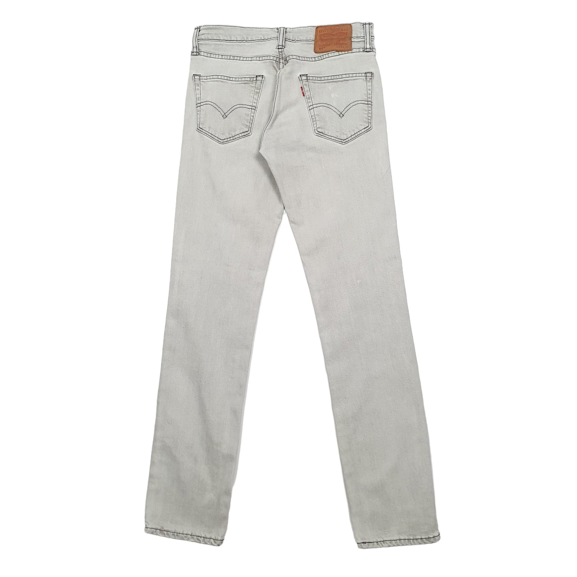 Levis 511 Slim Fit Jeans W28 L32 Grey