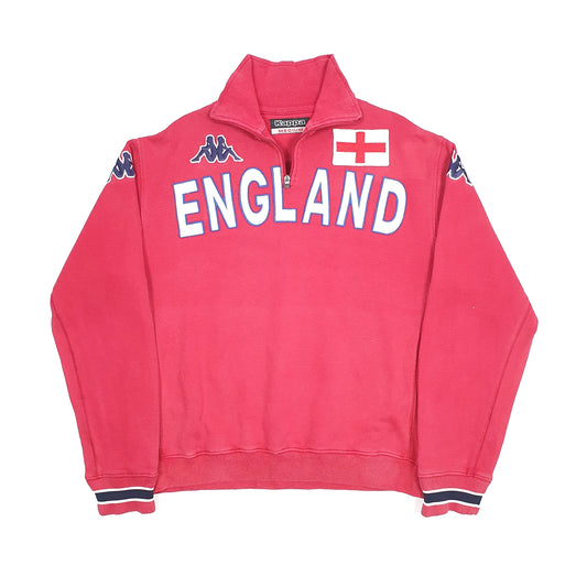 Kappa England Quarter Zip M Red