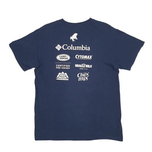 Mens Blue Columbia Sportswear  Short Sleeve T Shirt