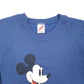 Mens Blue Jerzees Vintage 1980s Made in USA Disney Mickey Mouse Crewneck Jumper