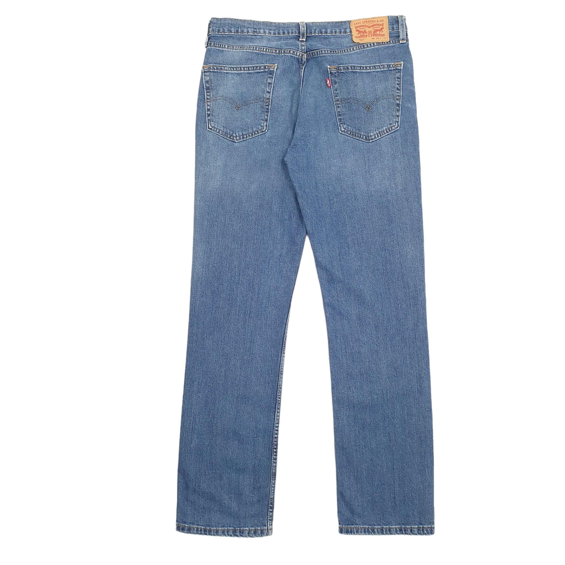 Levis 514 Straight Fit Jeans W34 L32 Blue