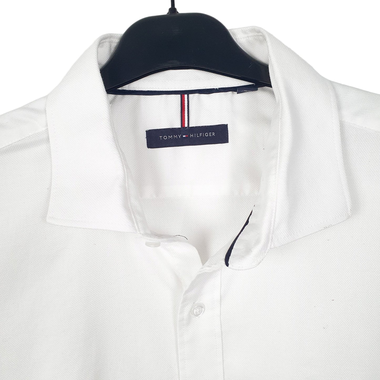 Mens White Tommy Hilfiger  Long Sleeve Shirt