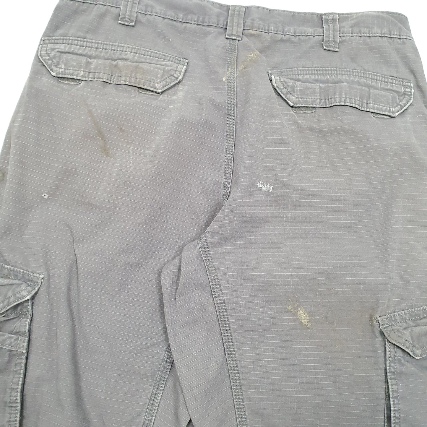 Mens Grey Carhartt Ripstop Cargo Trousers