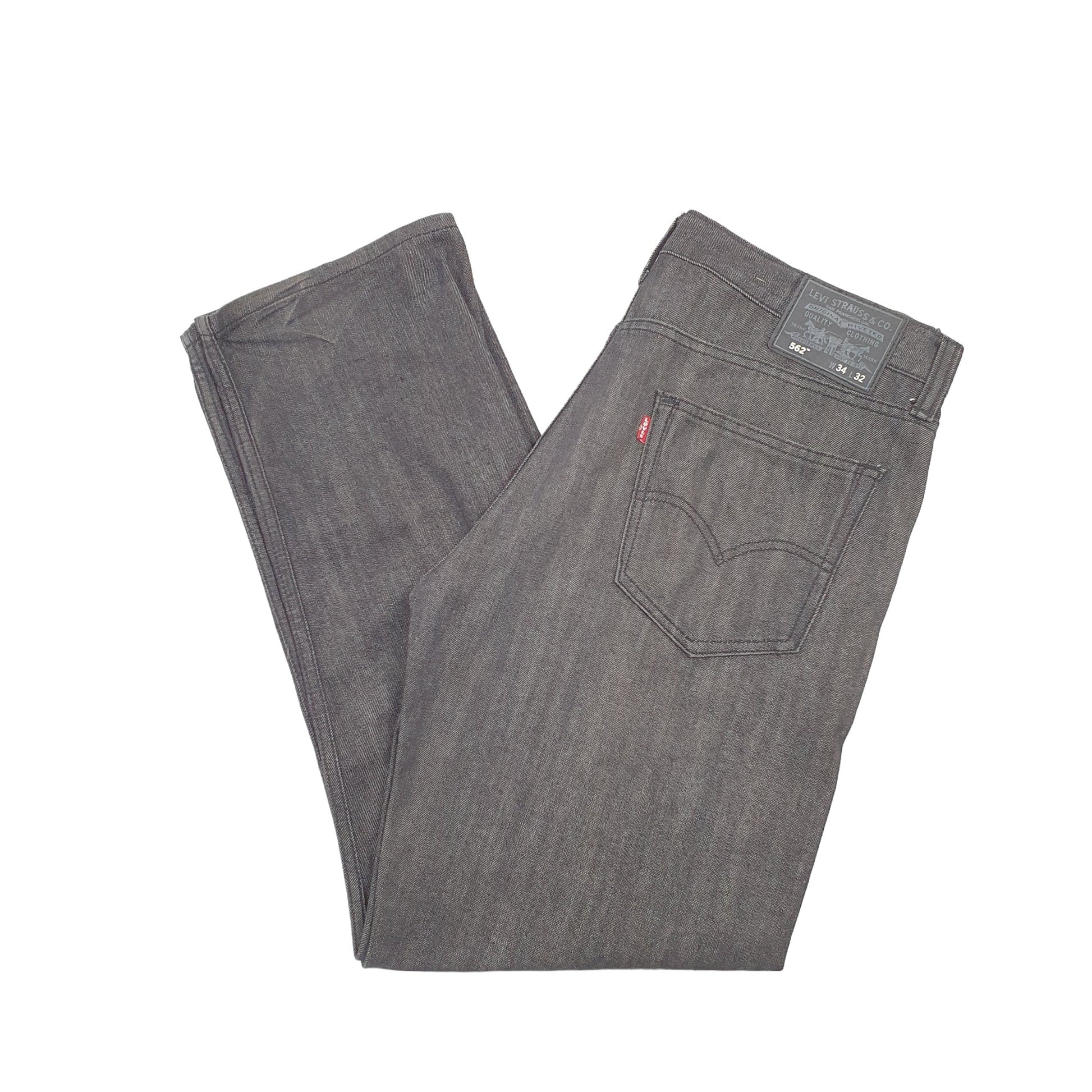 Levis 562 Loose Fit Tapered Jeans W34 L29 Black