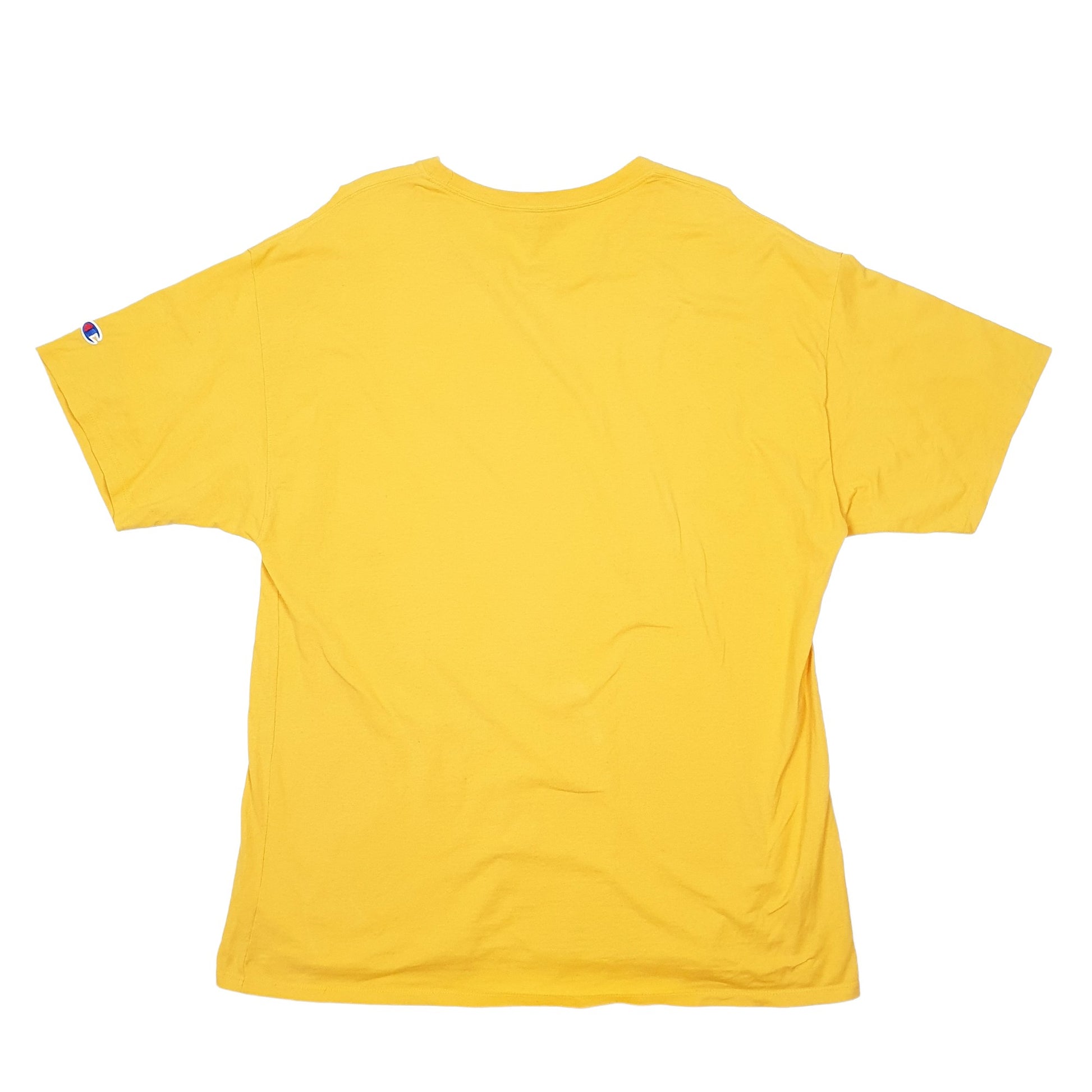 Champion Short Sleeve T Shirt Yellow