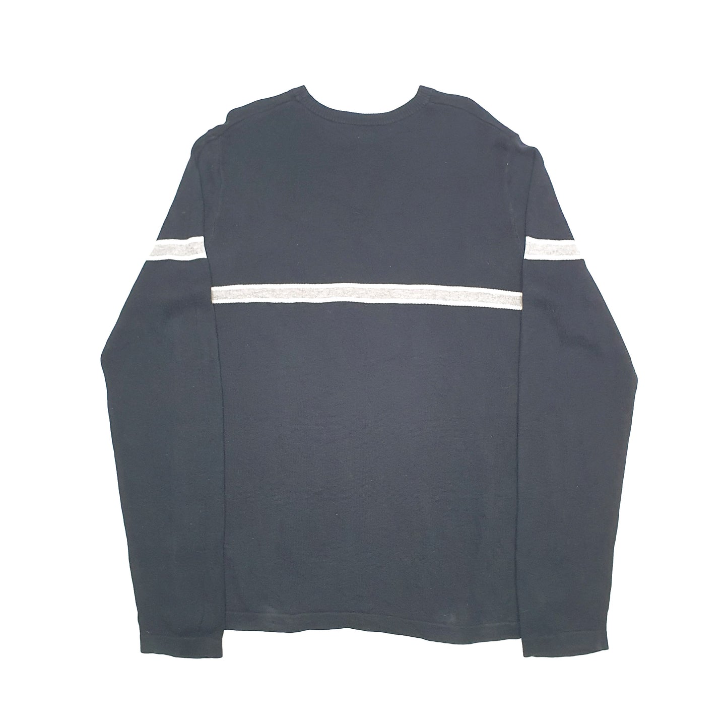 Nautica Jeans Spellout Crewneck L Black