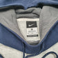 Mens Grey Nike Michigan Wolverines American Football Hoodie Jumper