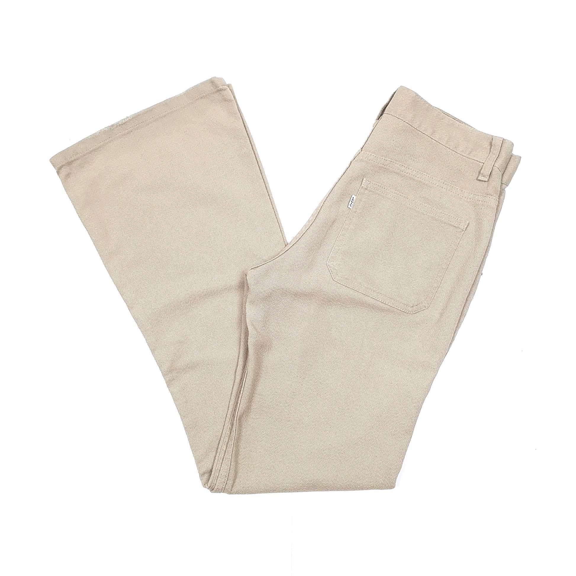 Levis 659 Flared Fit Jeans UK10 Beige