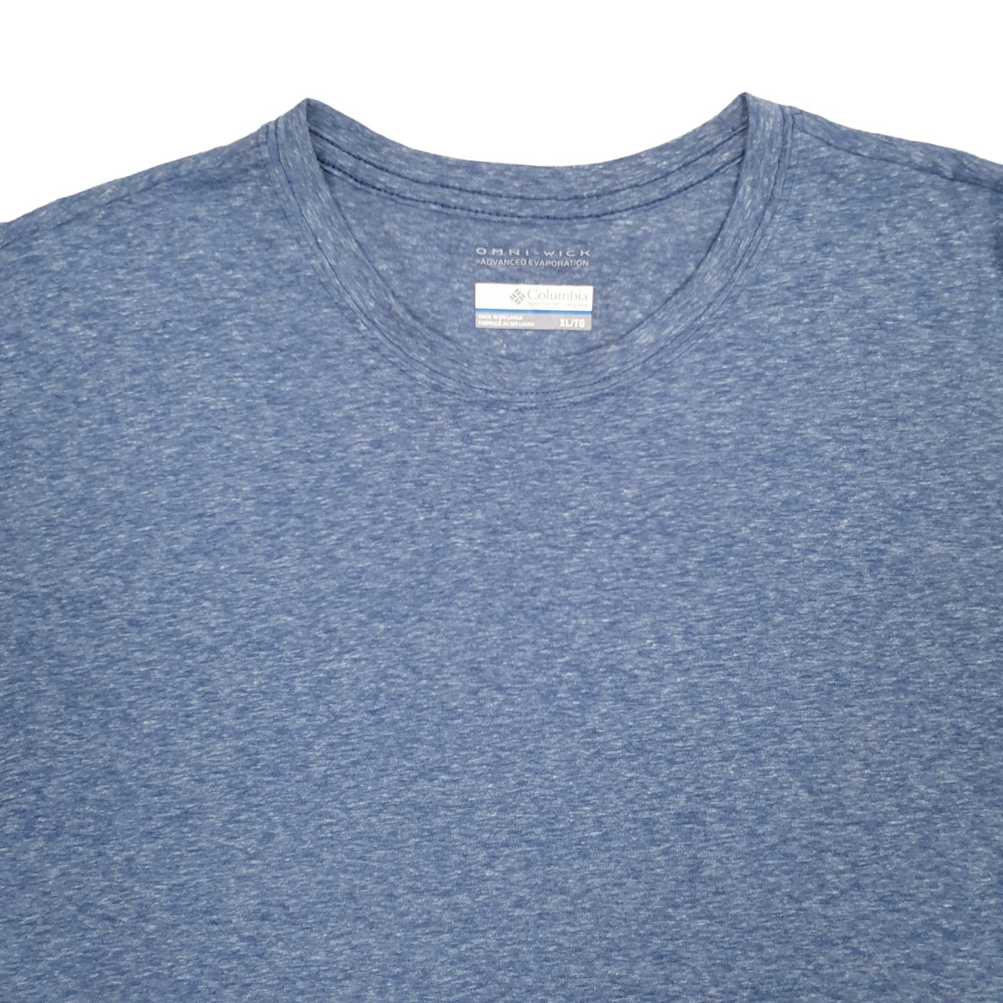 Mens Blue Columbia Sportswear Omni Wick Short Sleeve T Shirt