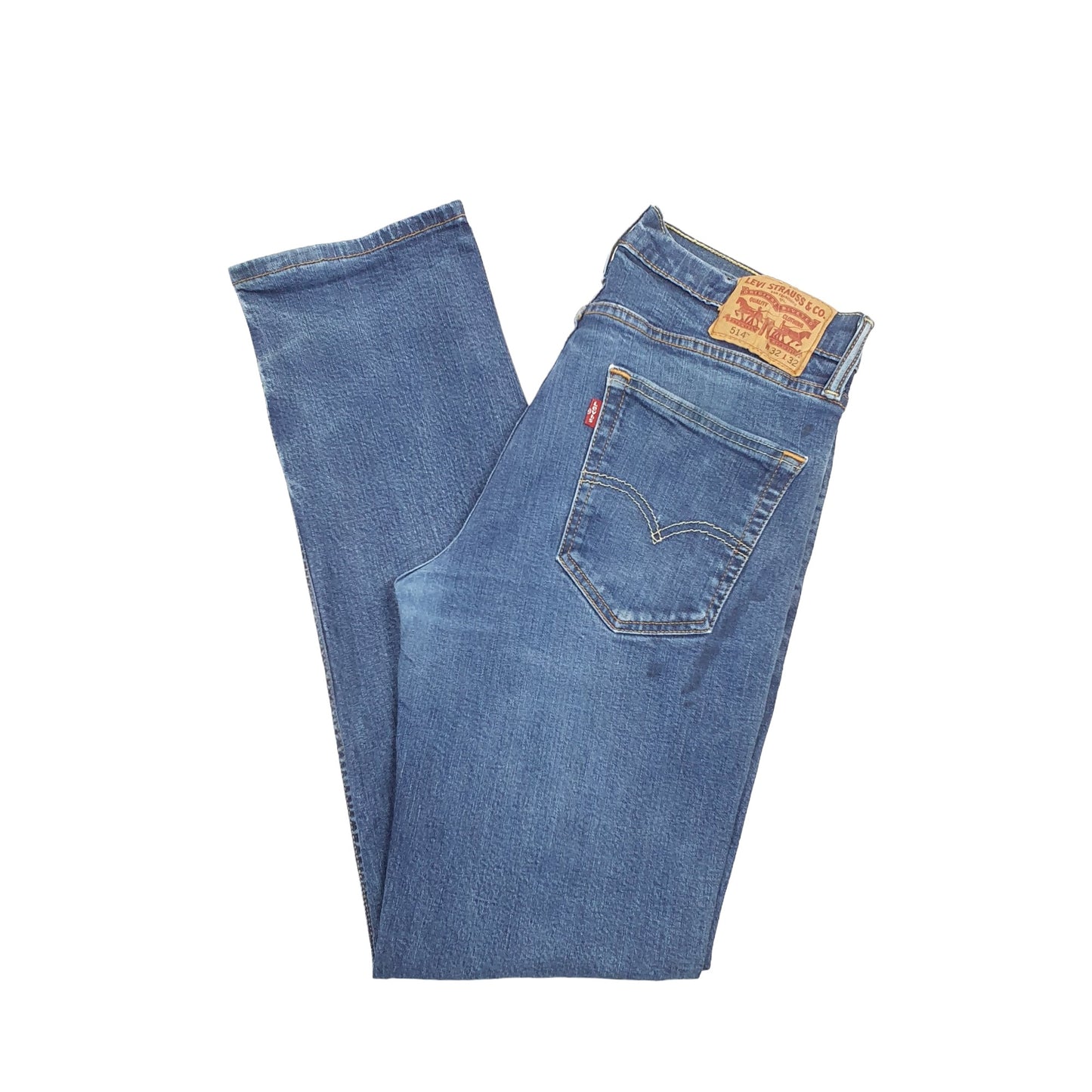 Levis 514 Straight Fit Jeans W32 L31 Blue