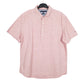 Tommy Hilfiger Short Sleeve Regular Fit Striped Shirt Peach