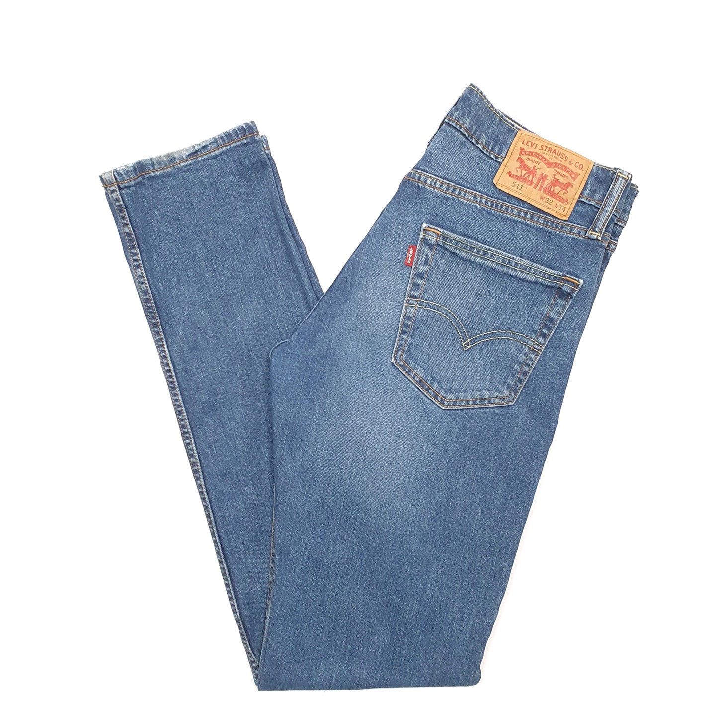 Levis 511 Slim Fit Jeans W32 L33 Blue