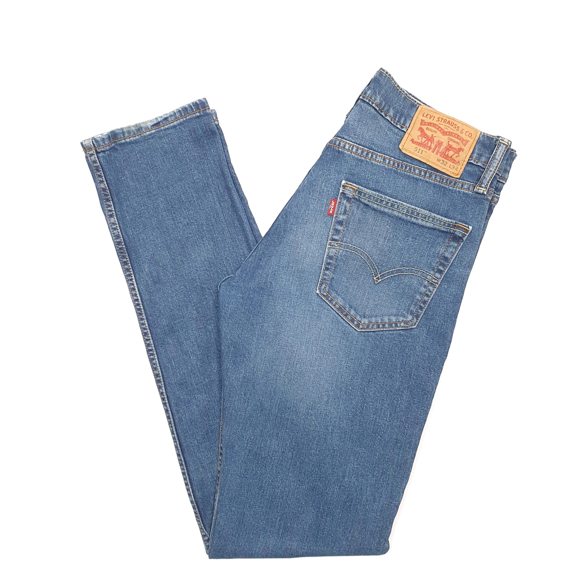 Levis 511 Slim Fit Jeans W32 L33 Blue