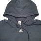 Mens Black Adidas  Hoodie Jumper