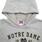 Mens Grey Champion USA College Notre Dame Hoodie Jumper