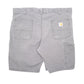 Mens Grey Carhartt Relaxed Fit Work Wear Carpenter Shorts