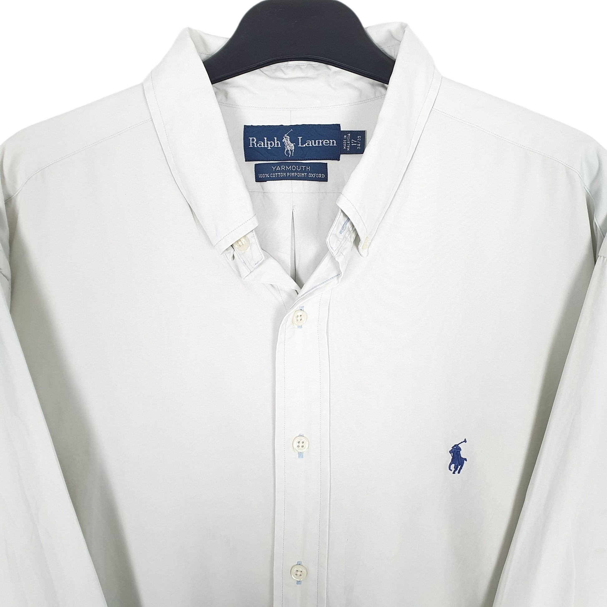 Ralph Lauren Long Sleeve Yarmouth Fit Check Shirt Blue