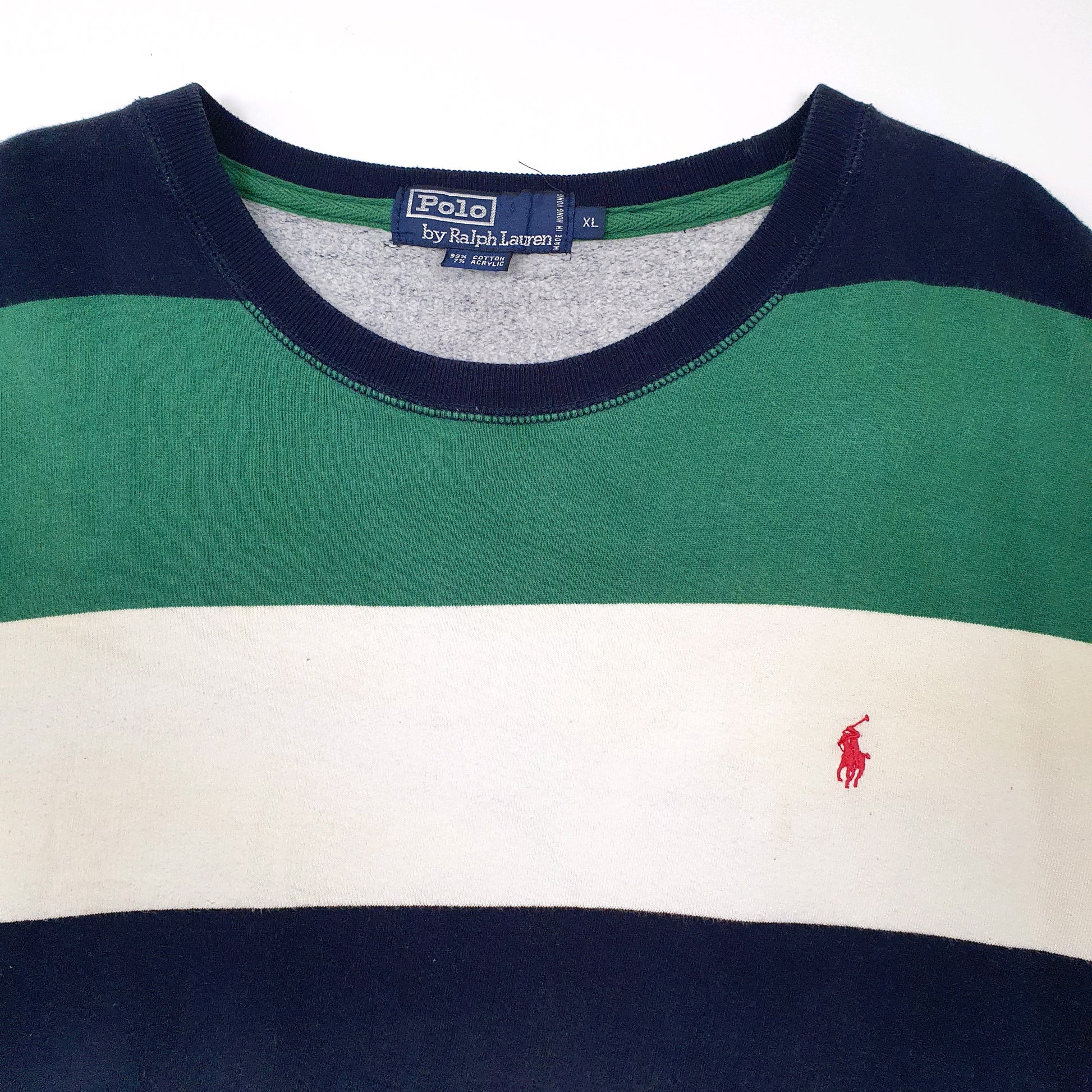 Mens Green Polo Ralph Lauren  Crewneck Jumper