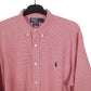 Ralph Lauren Long Sleeve Yarmouth Fit Check Shirt Red