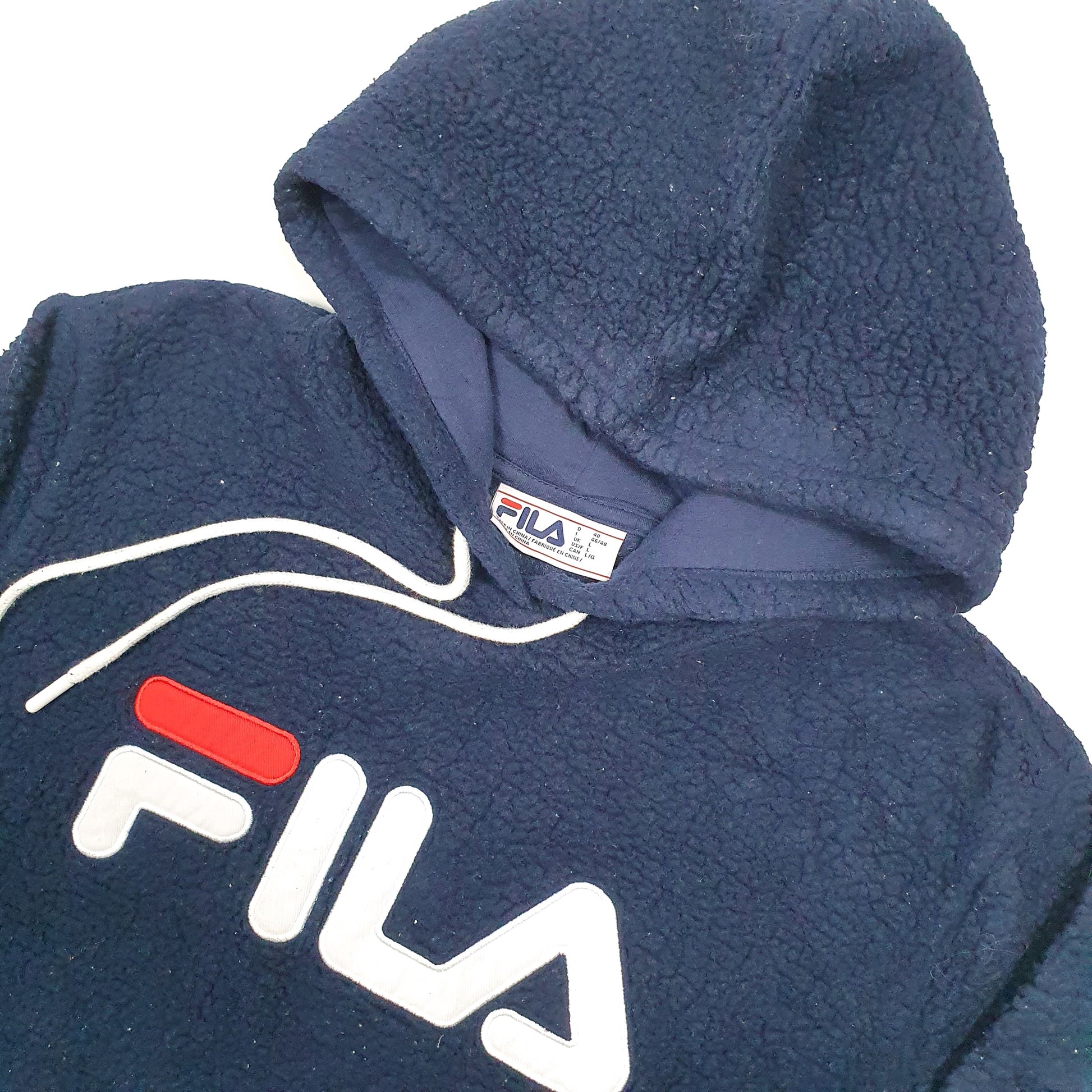 Fila Hoodie Fleece L Navy