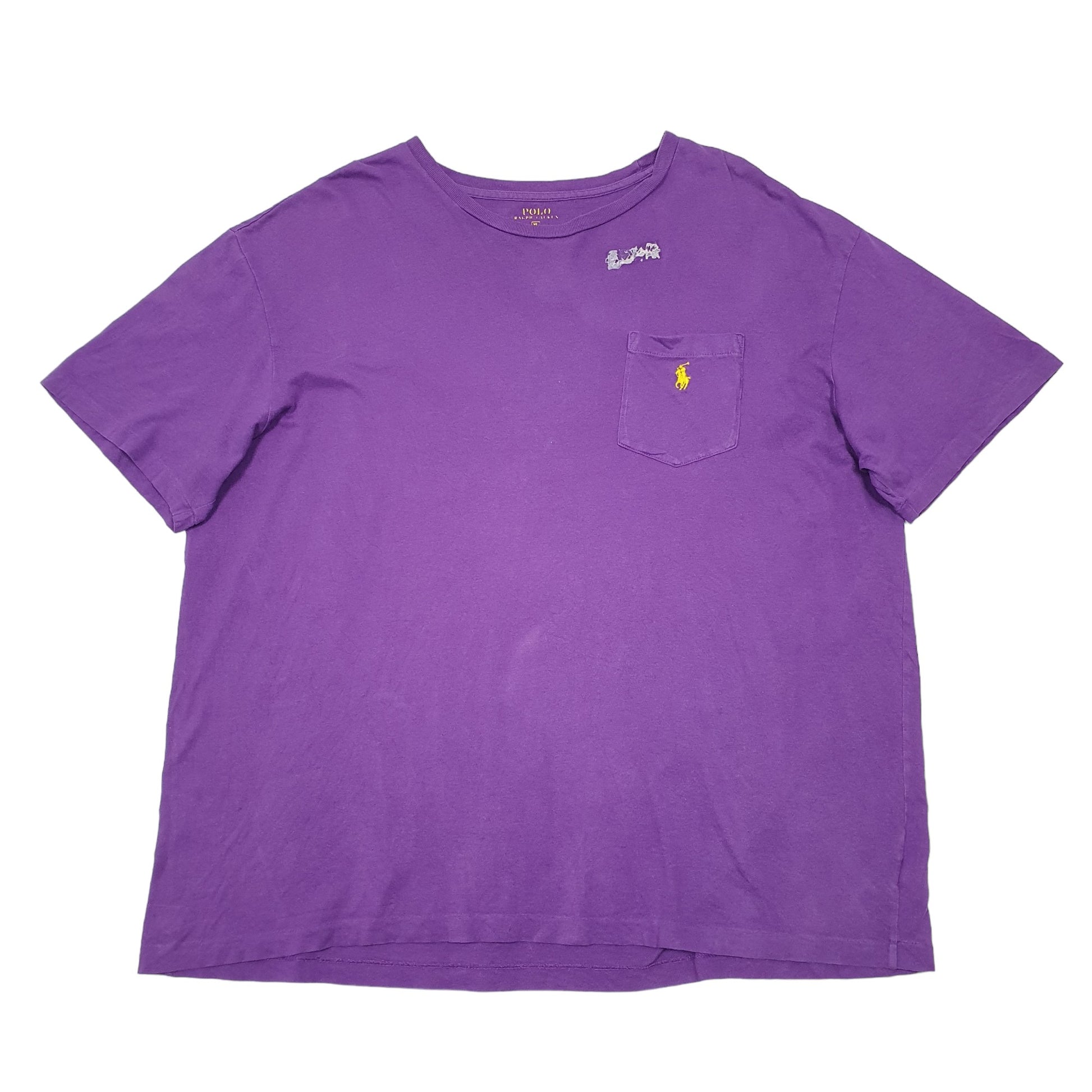 Mens Purple Polo Ralph Lauren Polo Pocket Short Sleeve T Shirt