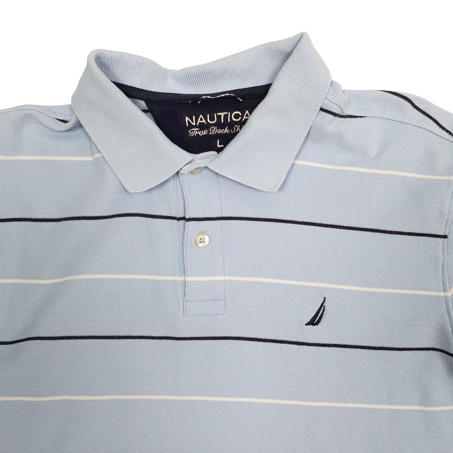 Nautica Short Sleeve Polo Shirt Blue