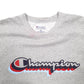 Mens Grey Champion Spellout Crewneck Jumper