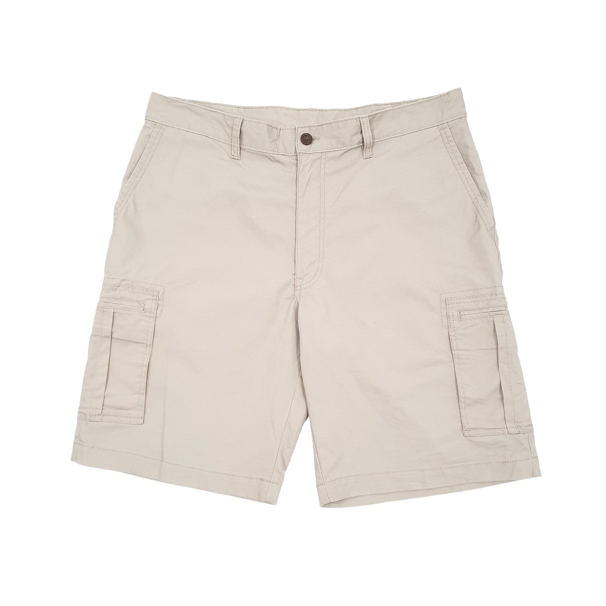 Beige Savane Cargo Shorts