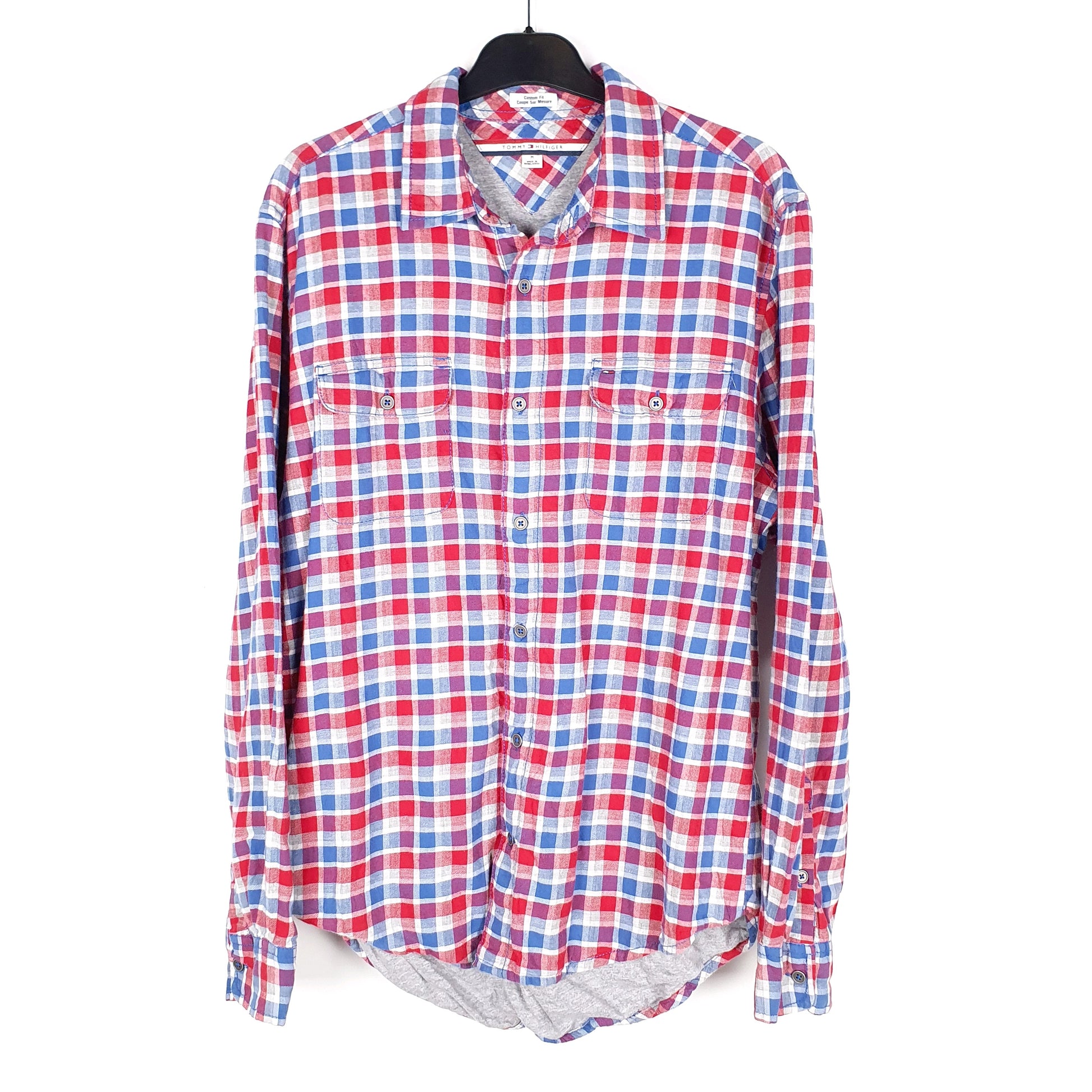 Blue Tommy Hilfiger Long Sleeve Shirt