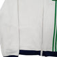 Womens White Adidas Vintage Windbreaker Track Top Full Zip Jumper
