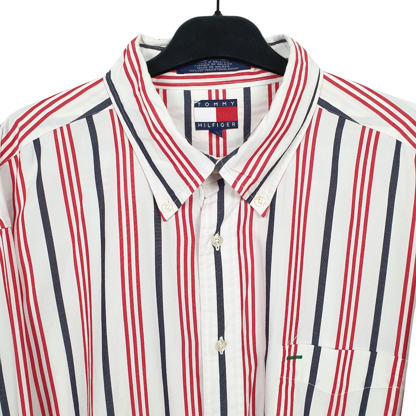 Tommy Hilfiger Long Sleeve Regular Fit Check Shirt Red