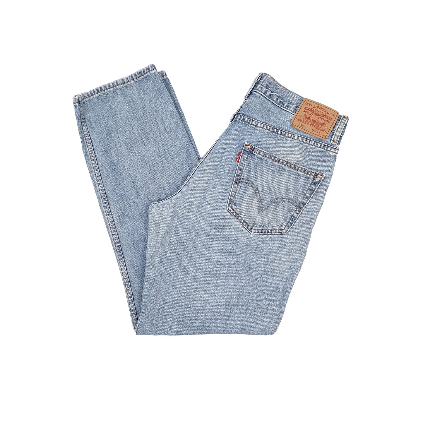 Levis 550 Relaxed Fit Jeans W34 L32 Blue
