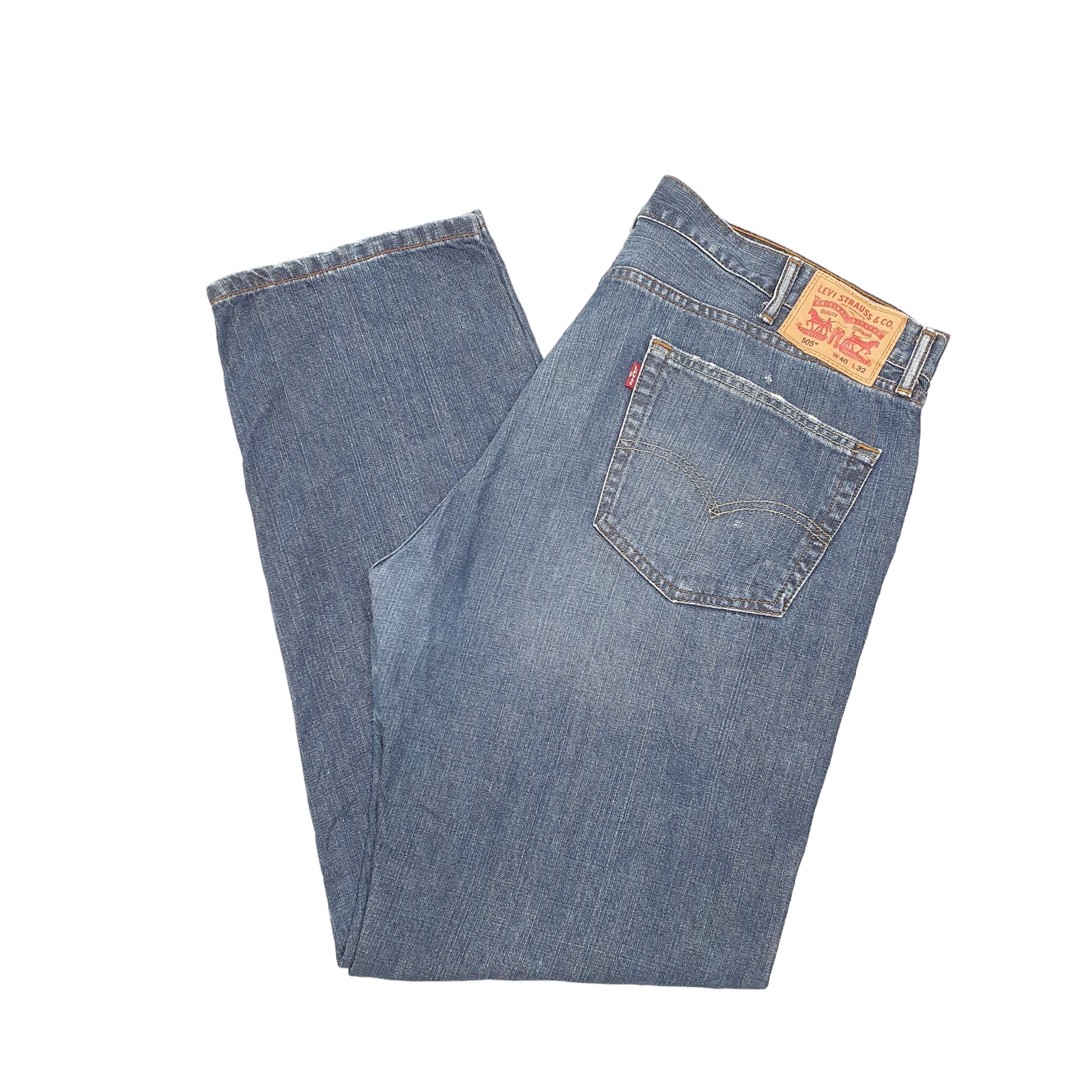 Mens Blue Levis  505 JeansW40 L32