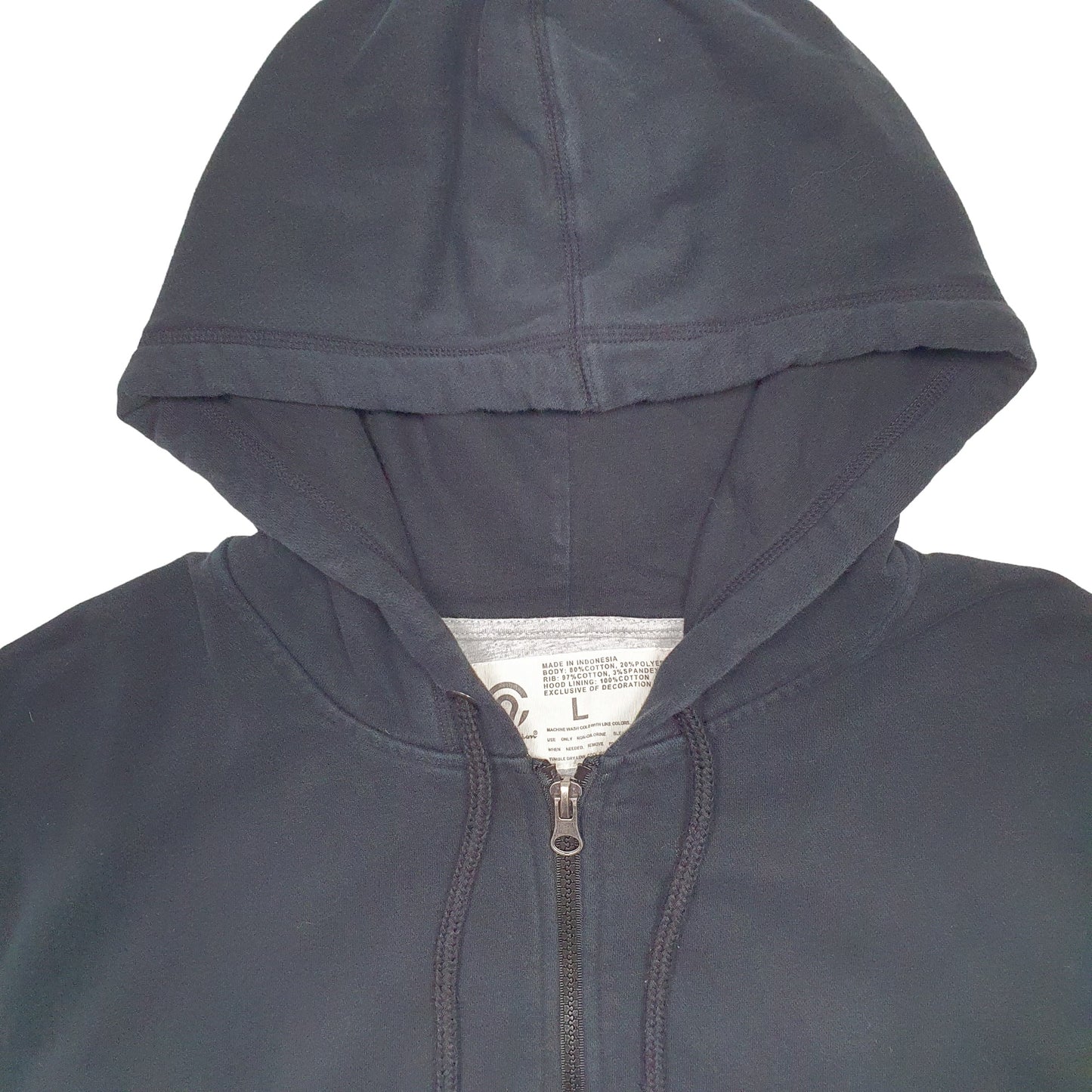 Mens Black Champion  Full Zip Jumper