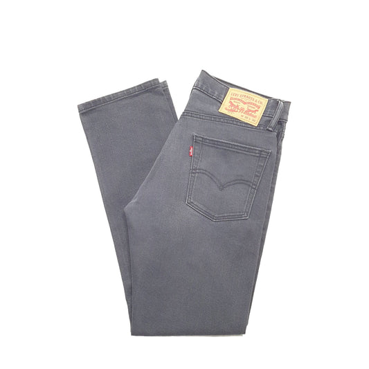 Levis 513 Slim Fit Jeans W30 L30 Black