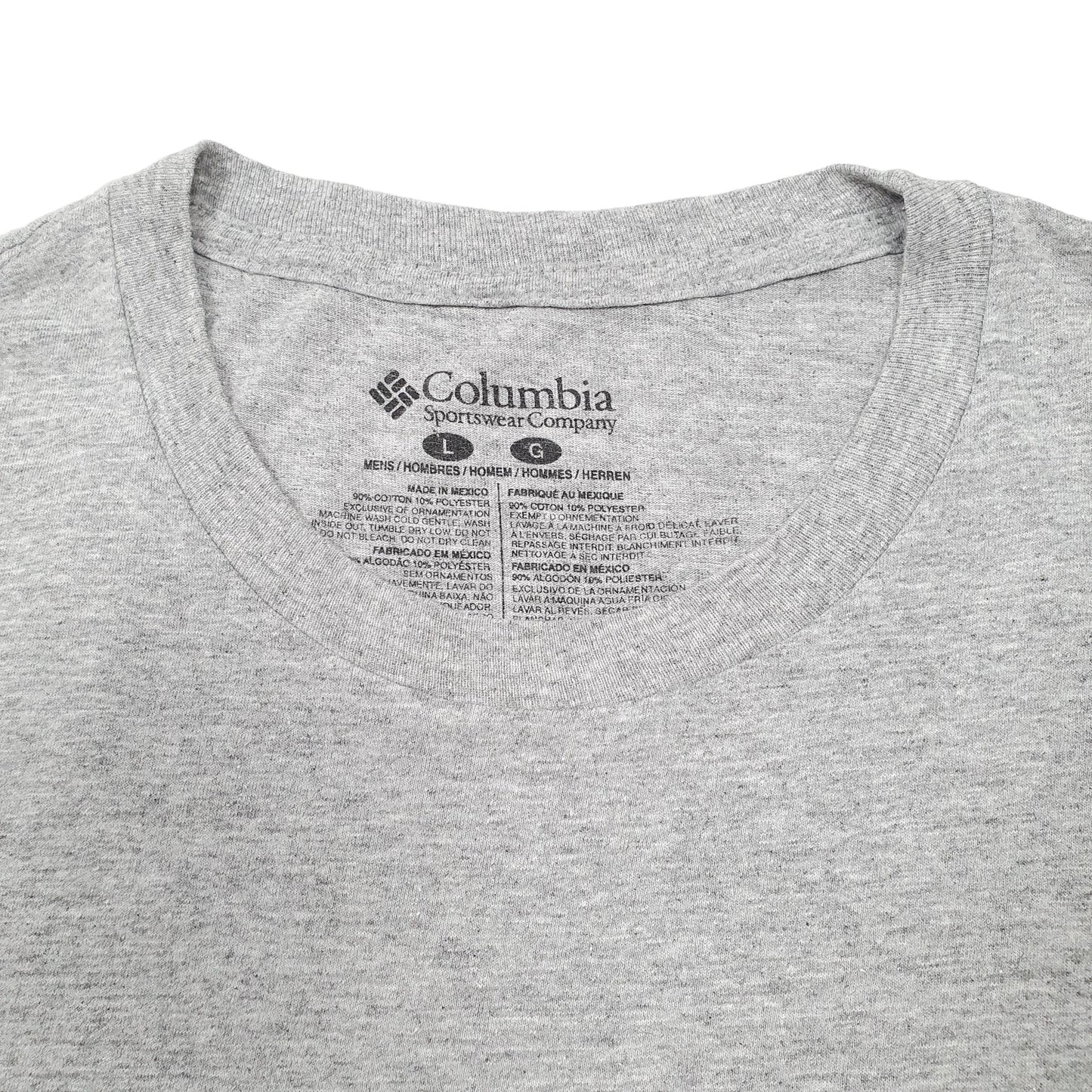 Mens Grey Columbia Sportswear Performance Hunting Gear PHG Short Sleeve T Shirt
