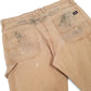 Mens Dickies Brown Carpenter Trousers W38 L31 Brown
