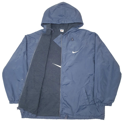 Mens Navy Nike Vintage 1990s Made in USA Hoodie  Coat