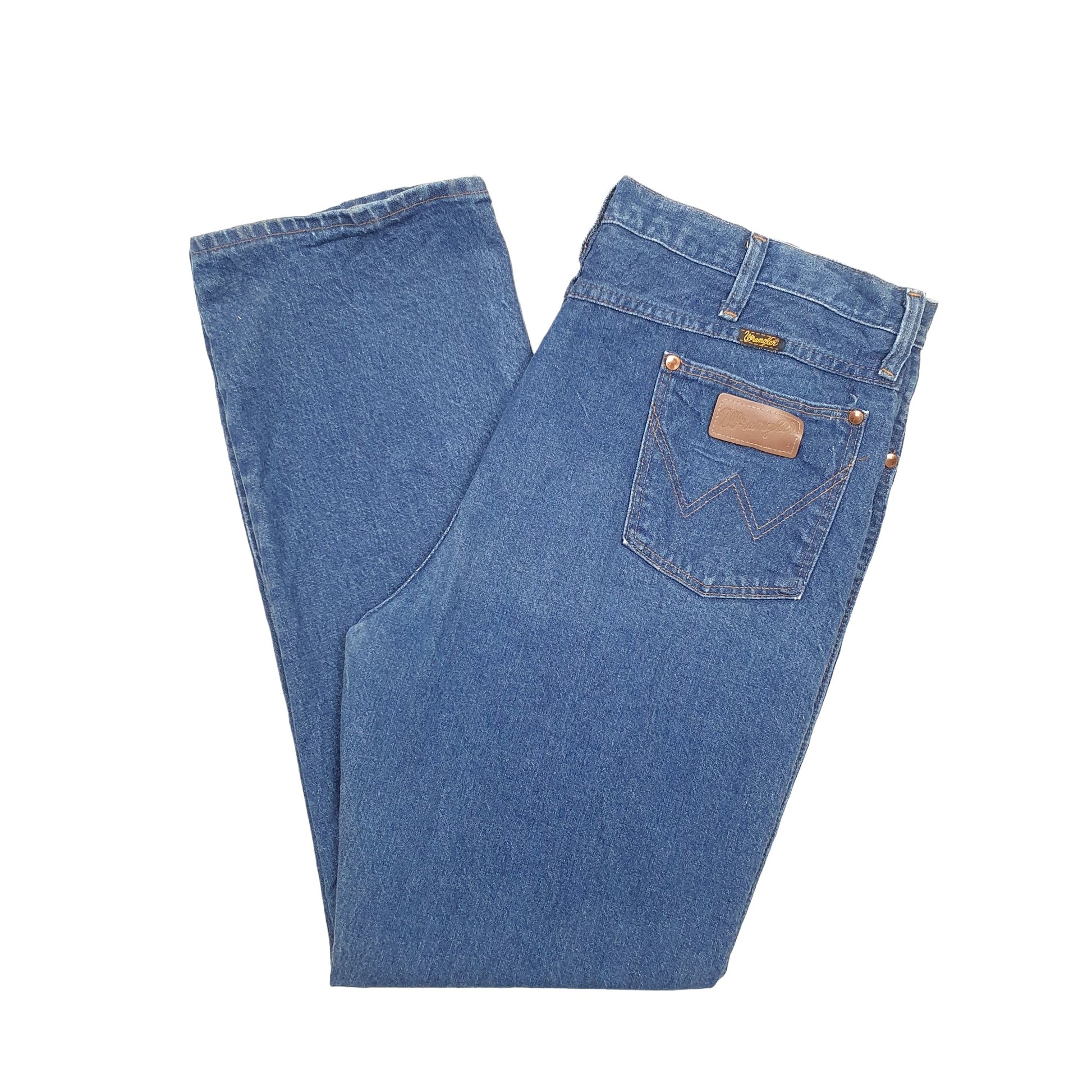 Wrangler Regular Straight Fit Jeans W40 L32 Blue