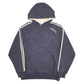 Mens Blue Adidas Spellout Hoodie Jumper